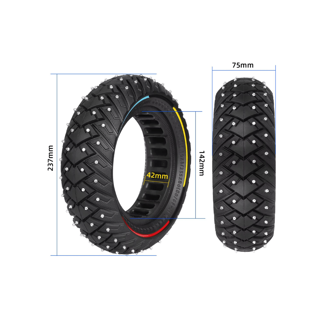 Dubbdäck 10" Semi - solida KuKirin/Vsett/Kaabo/Nanrobot/Zero - Reservdel - Wheelyshop