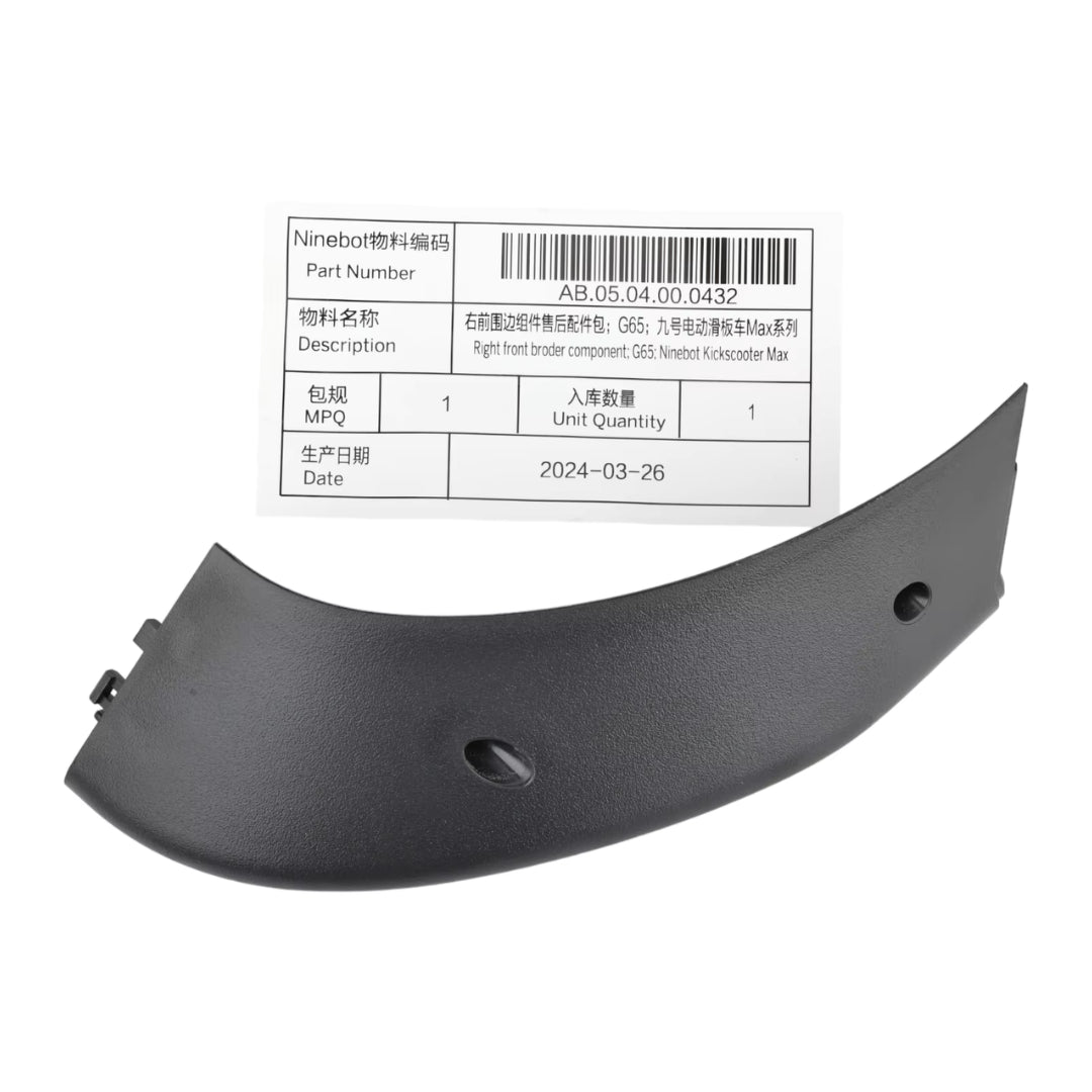 Cubierta marco frontal Ninebot G2 - Recambio - Wheelyshop