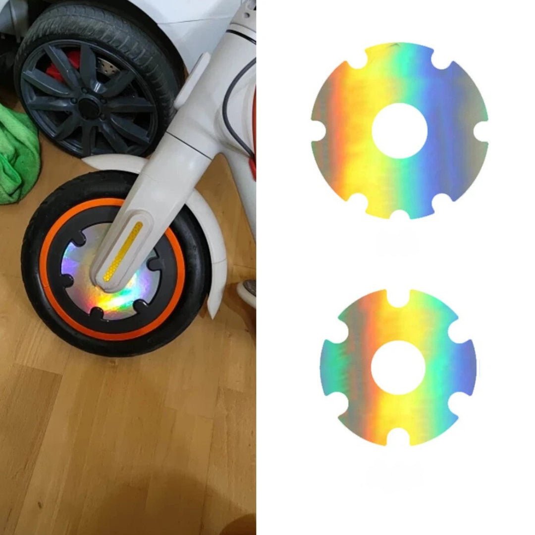 Reflective safety decal wheel cover - Accessories - Wheelyshop