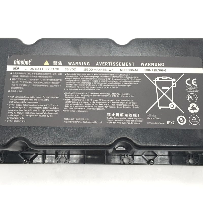 Batería original Ninebot G30 - Recambio - Wheelyshop