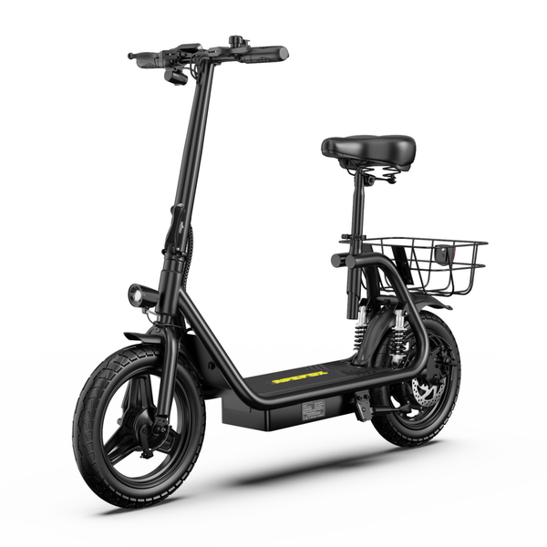 APEFOX C14 elsparkcykel med sadel och 500W motor för bekväma vardagsresor – Wheelyshop