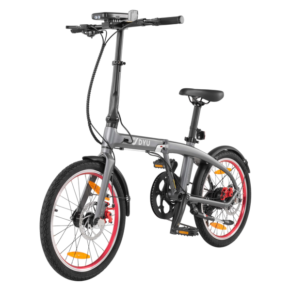 DYU SP1 vikbar elcykel med löstagbart LG-batteri på 24V och 120Wh – Wheelyshop