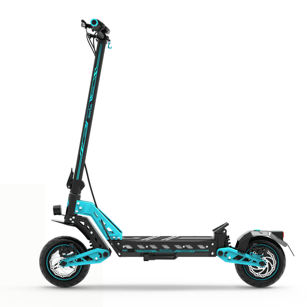 DriveTron DT10 Elsparkcykel med vit bakgrund - Wheelyshop.se