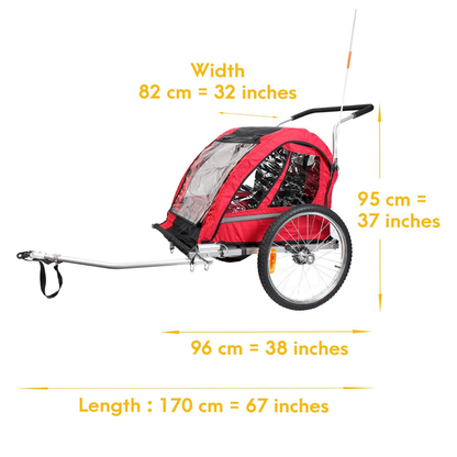 Smart barnvagn cykel BT511 - Child bicycle trailer - Wheelyshop