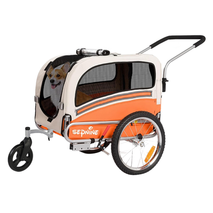 Smart husdjursvagn cykel 20303B - Remolque para mascotas - Wheelyshop