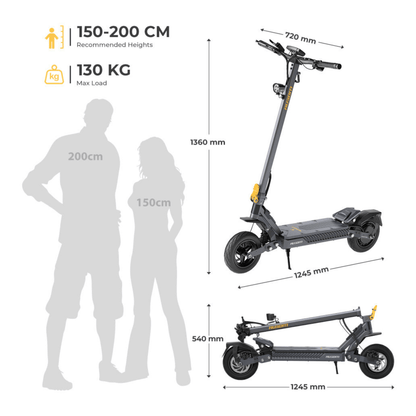 Ausom Gosoul 2 - Elsparkcykel - Wheelyshop