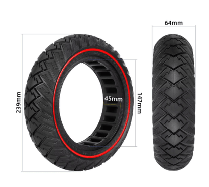 Tire 10" Semi - solid Xiaomi 4 Ultra/4 Lite - Spare part - Wheelyshop