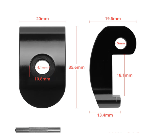 Lock hook folding mechanism Xiaomi - Spare part - Wheelyshop