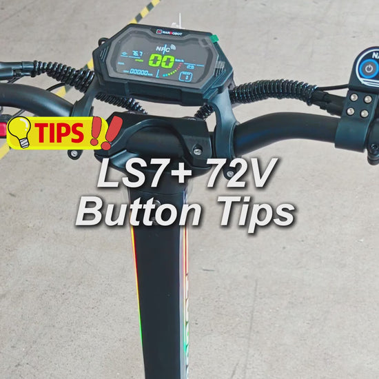 How to Operate My LS7+72V? - Nanrobot Button Tips