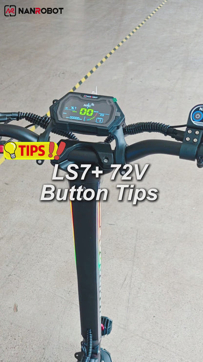 How to Operate My LS7+72V? - Nanrobot Button Tips