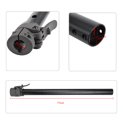 Steering stem + folding mechanism Xiaomi 4 Pro - Spare part - Wheelyshop