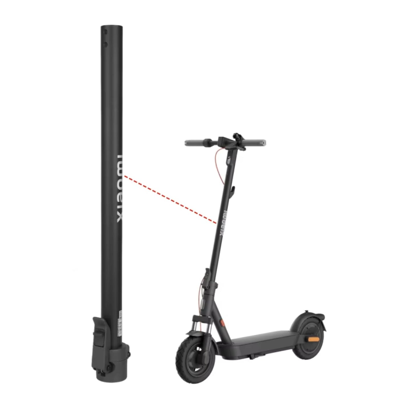 Styrstam + vikmekanism Xiaomi 5 - Reservdel - Wheelyshop