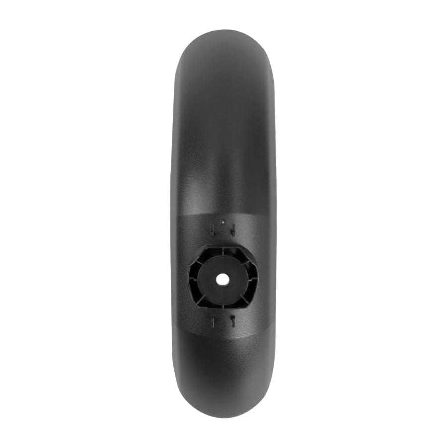 Framsida på original främre stänkskärm Ninebot G30 | Stoppar smuts och vatten. Material av ABS+PC i svart färg | Wheely Shop